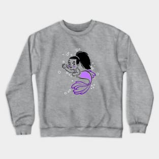 mermaid girl Crewneck Sweatshirt